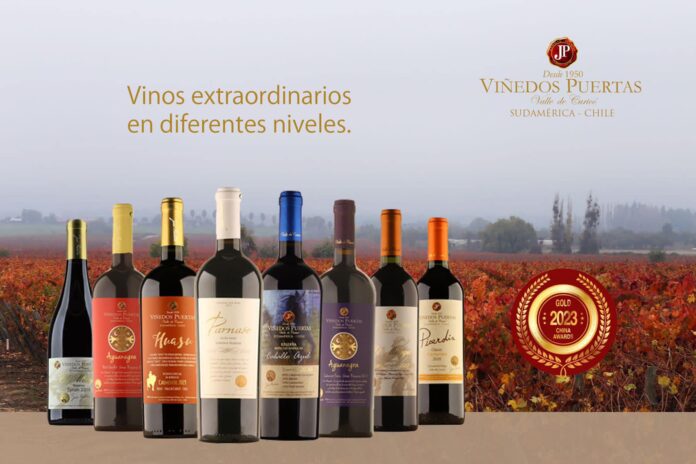 Viñedos Puertas won 9 Gold Medal Awards and 2 Silver Medal Awards in China Awards 2023.